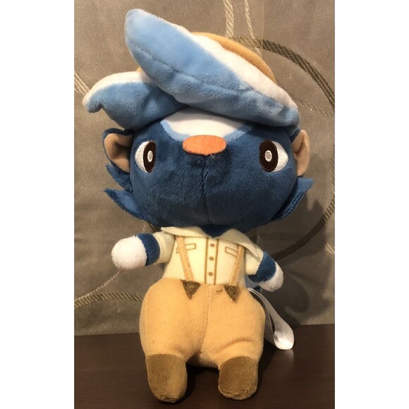 Animal Crossing Kicks Shanks Blue Skunk 8" Plush Toy Little Buddy Nintendo - Picture 2 of 9